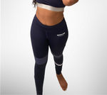 Blue Stripped Leggings Set